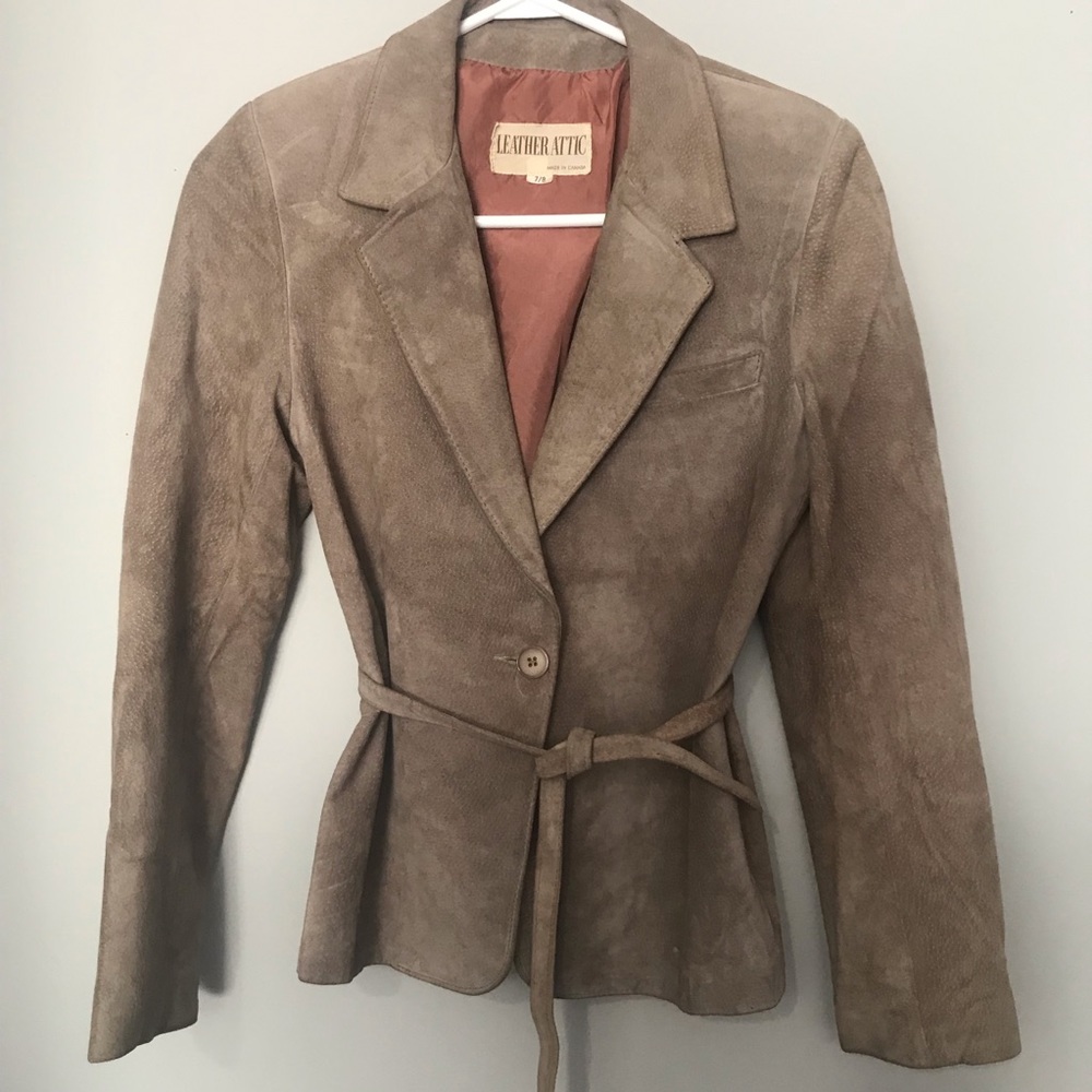Leather Attic Taupe Vintage Blazer